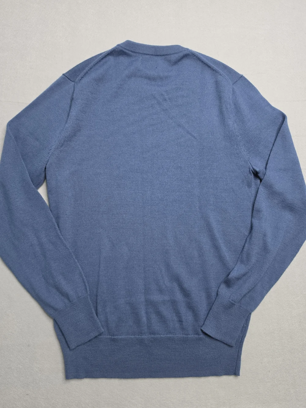 J.Crew Men's Merino Blend Crewneck Merino Blend Wool Sweater in Dusty Blue Small